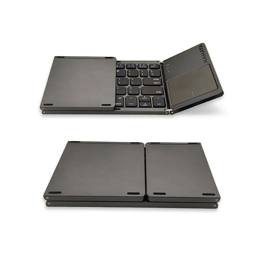 Foldable Wireless Keyboard with Touchpad