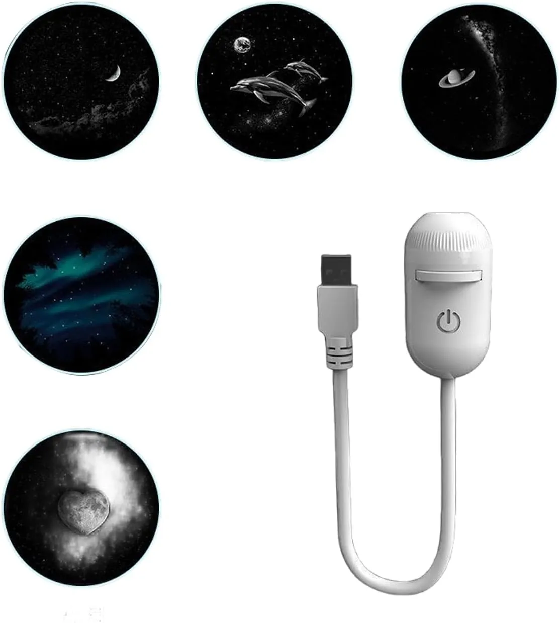USB Galaxy Star Projector Light