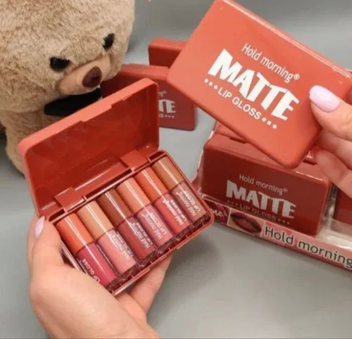 Mini Matte Lip Gloss Set with 5