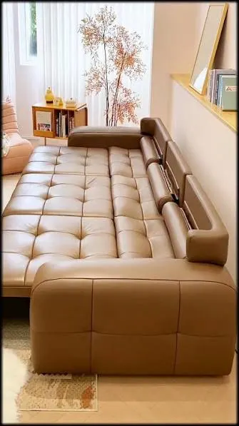 Modern Luxury Leather Sofa Set